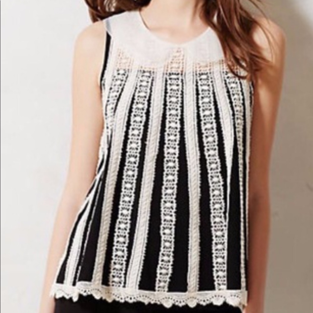 Embroidered tank top